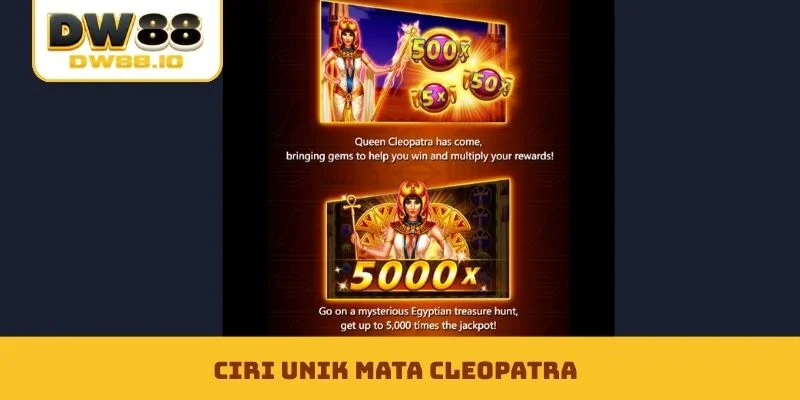 Ciri unik Mata Cleopatra