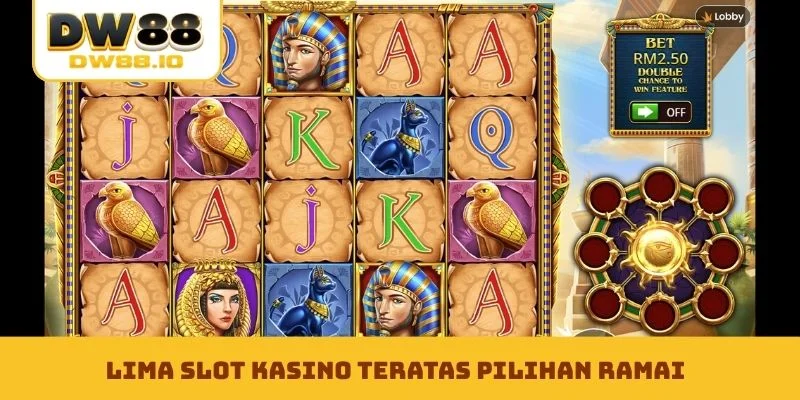 Lima slot kasino teratas pilihan ramai